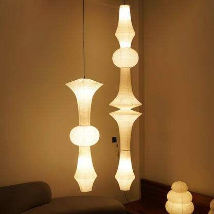 Washi Paper E Pendant Light Position 7