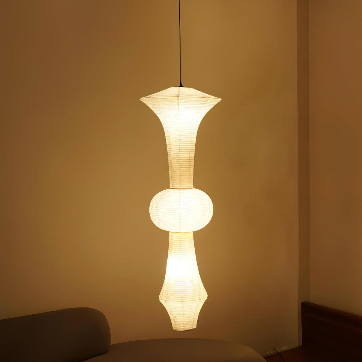 Washi Paper E Pendant Light Position 36