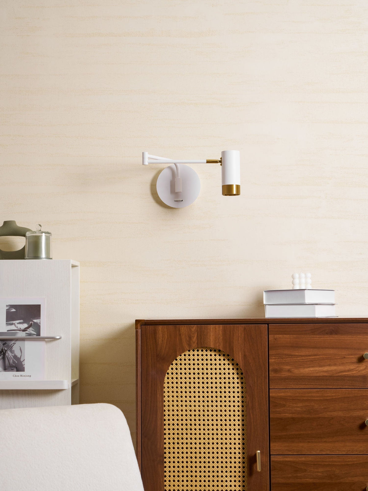 Ridge Arm Wall Lamp with Adjustable Angle