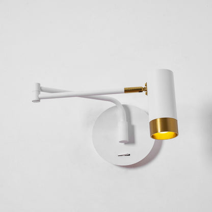 Ridge Arm Wall Lamp with Adjustable Angle
