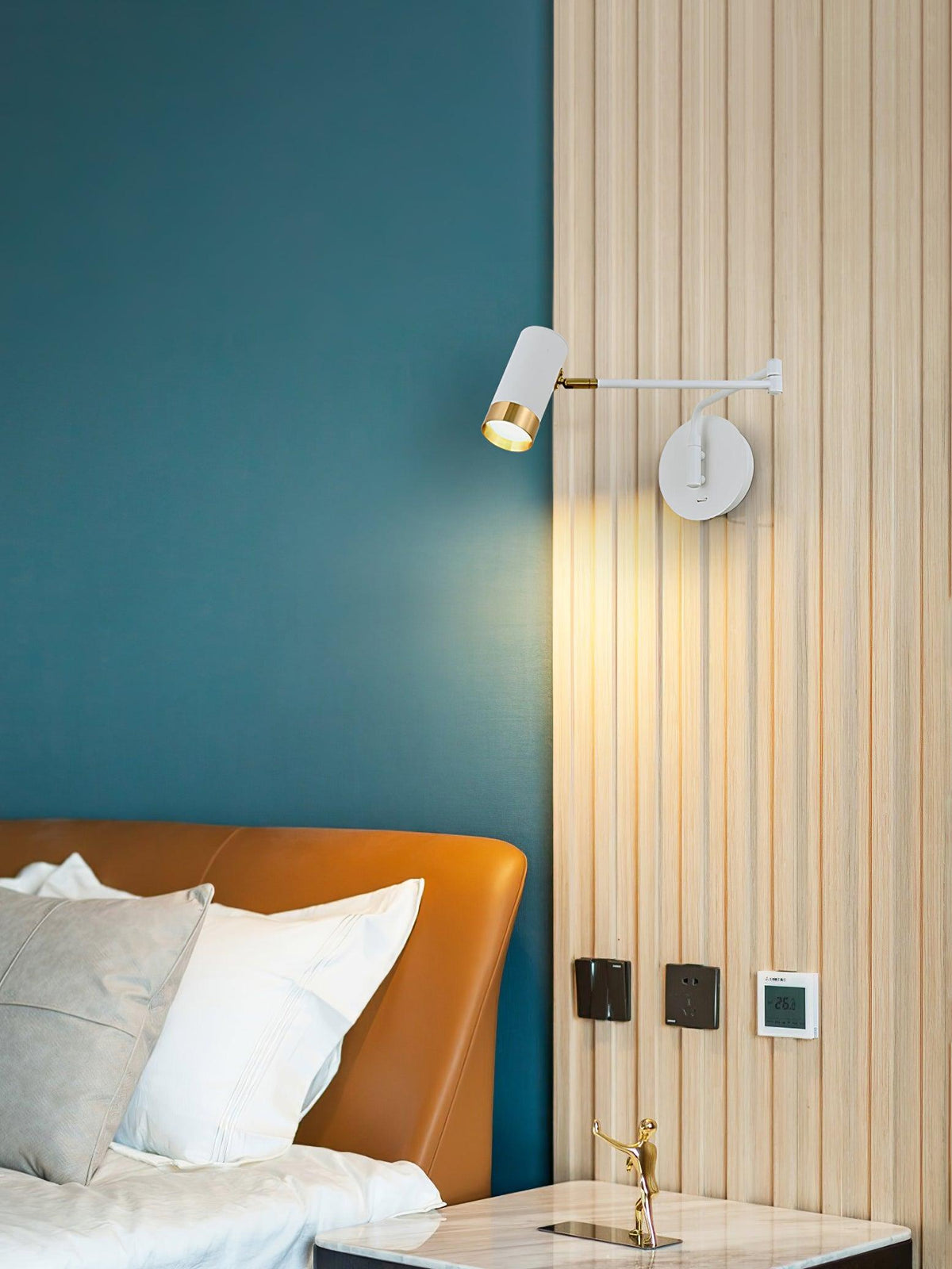 Ridge Arm Wall Lamp with Adjustable Angle
