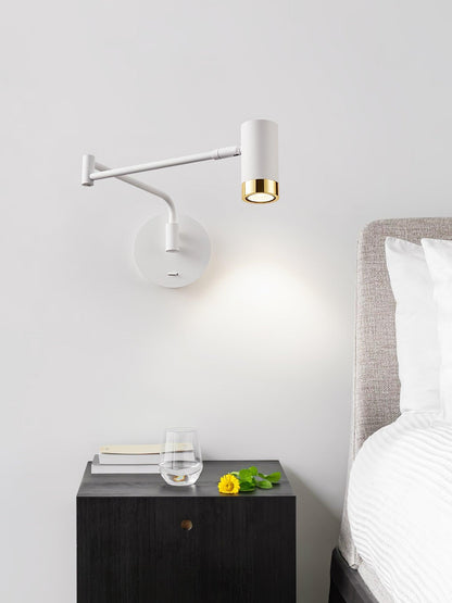 Ridge Arm Wall Lamp with Adjustable Angle