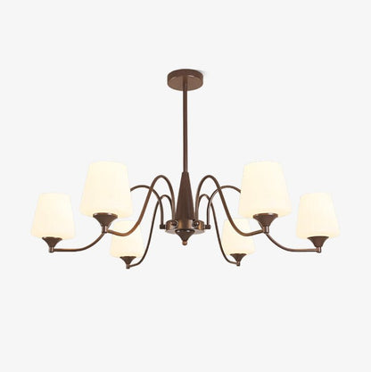 Ridge Chandelier with Adjustable Height — alternate angle