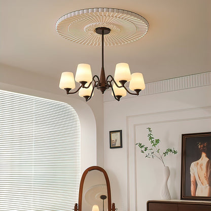 Ridge Chandelier with Adjustable Height