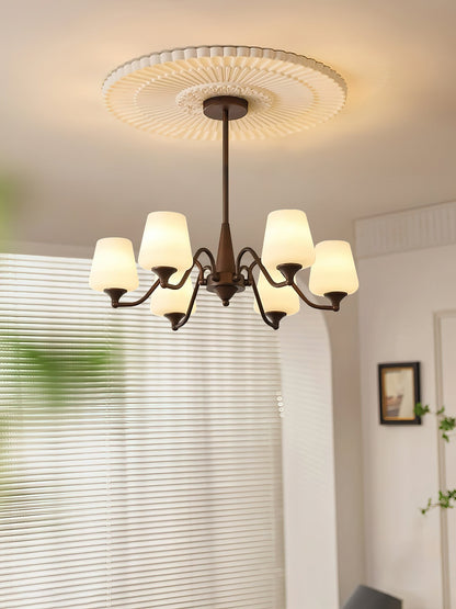 Ridge Chandelier with Adjustable Height