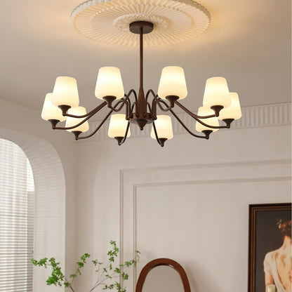 Ridge Chandelier with Adjustable Height