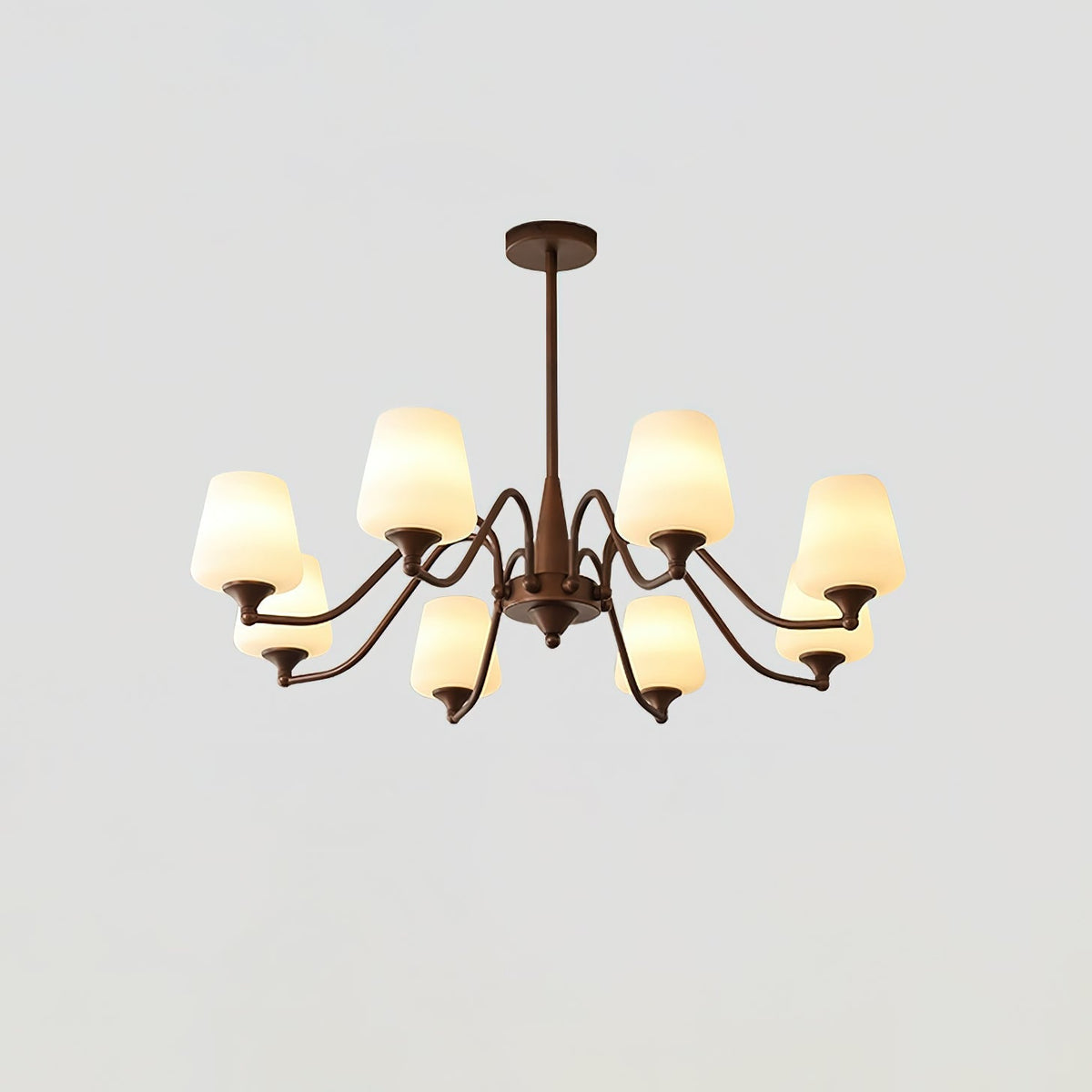 Ridge Chandelier with Adjustable Height — detail view