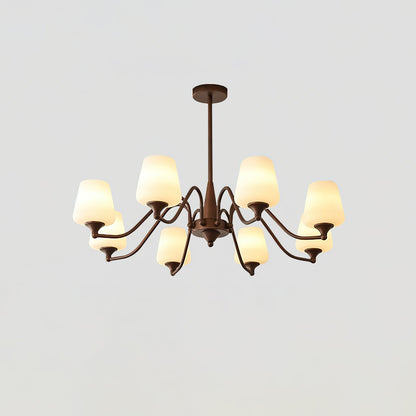 Ridge Chandelier with Adjustable Height — detail view