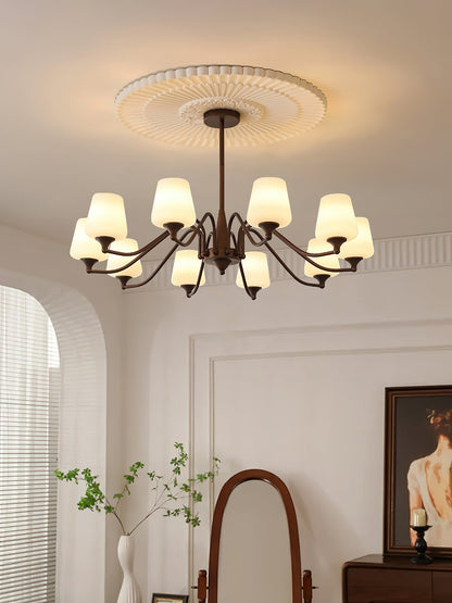 Ridge Chandelier with Adjustable Height