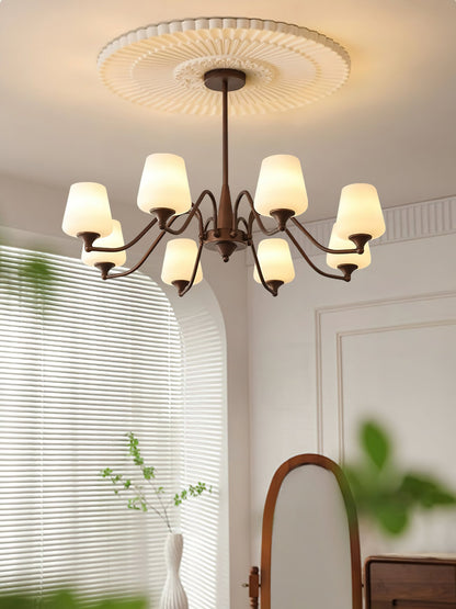 Ridge Chandelier with Adjustable Height