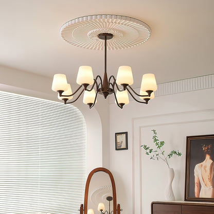Ridge Chandelier with Adjustable Height