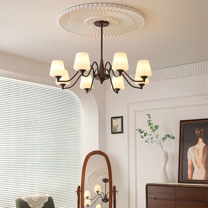 Ridge Chandelier with Adjustable Height