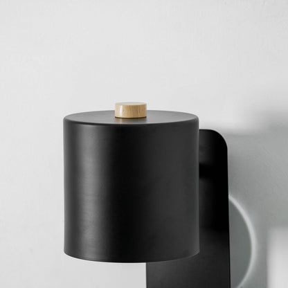 Rotatable Cylinder Plug-In Wall Lamp