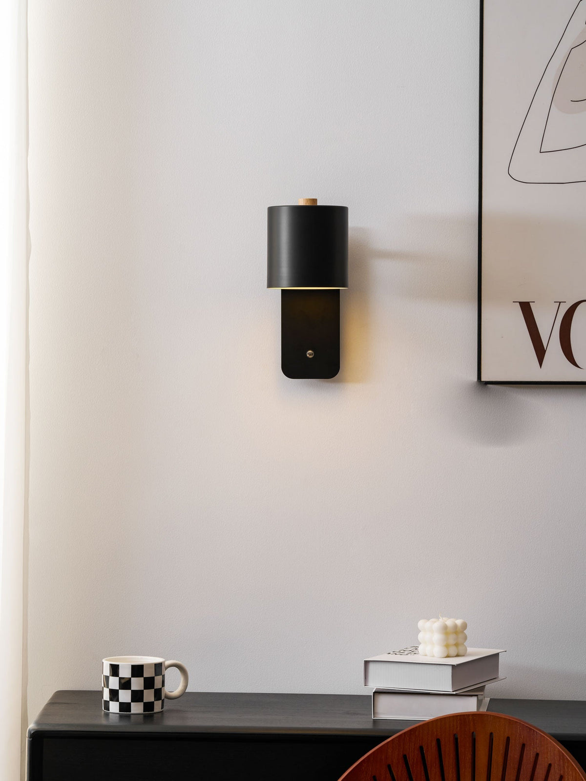 Rotatable Rechargeable Wall Lamp, USB Charging