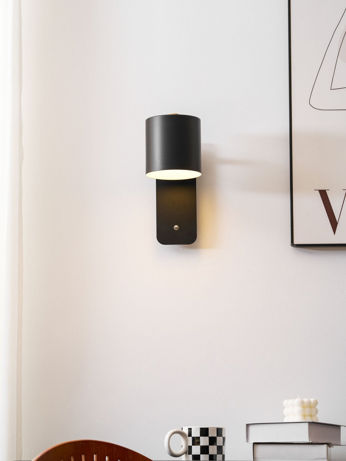 Rotatable Rechargeable Wall Lamp, USB Charging