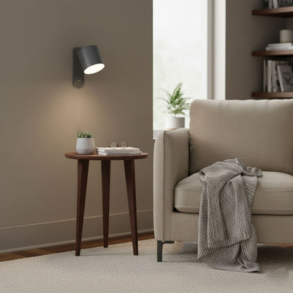 Rotatable Cylinder Wall Lamp with Adjustable Brightness