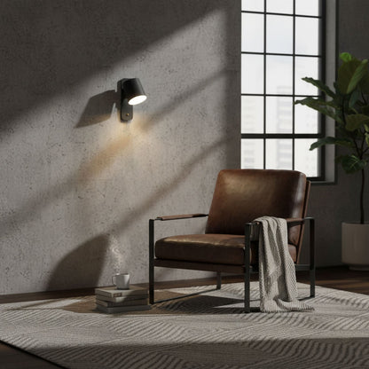 Rotatable Cylinder Wall Lamp with Adjustable Brightness