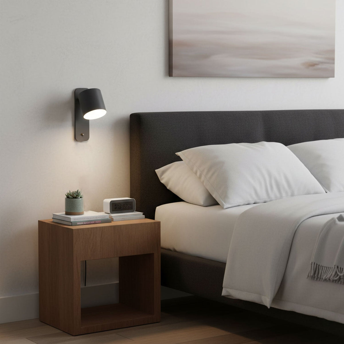 Rotatable Cylinder Wall Lamp with Adjustable Brightness