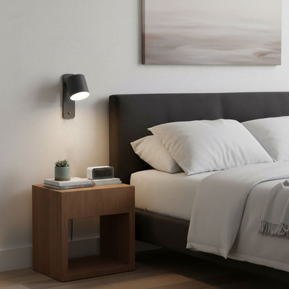 Rotatable Cylinder Wall Lamp with Adjustable Brightness