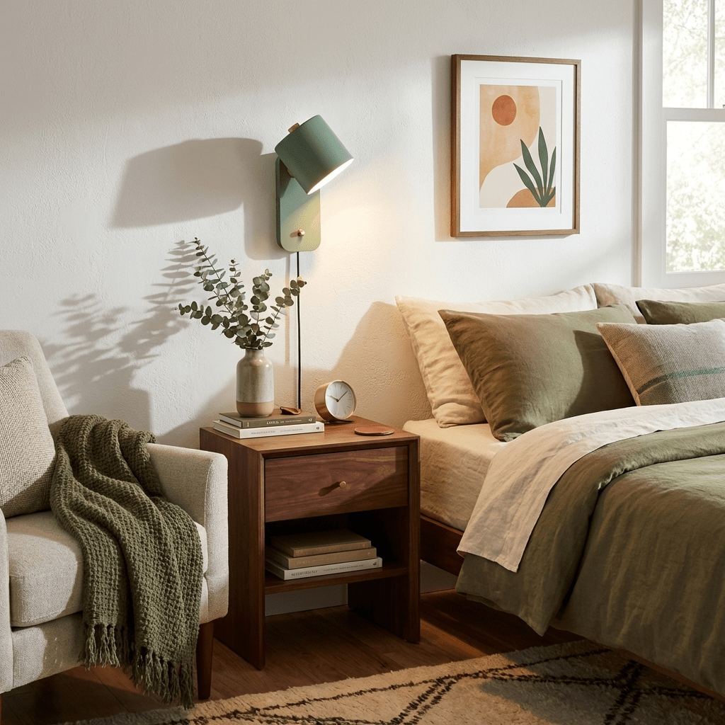 Rotatable Cylinder Plug-In Wall Lamp
