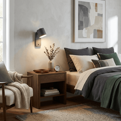 Rotatable Cylinder Wall Lamp with Adjustable Brightness