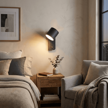 Rotatable Cylinder Wall Lamp with Adjustable Brightness