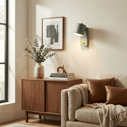 Rotatable Cylinder Wall Lamp with Adjustable Brightness