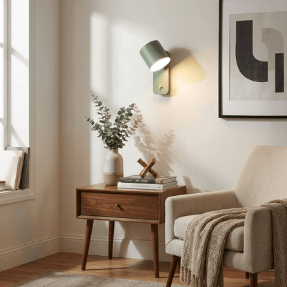Rotatable Cylinder Wall Lamp with Adjustable Brightness