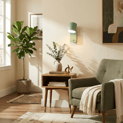 Rotatable Cylinder Wall Lamp with Adjustable Brightness