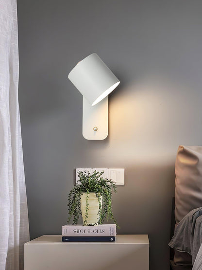 Rotatable Cylinder Wall Lamp with Adjustable Brightness