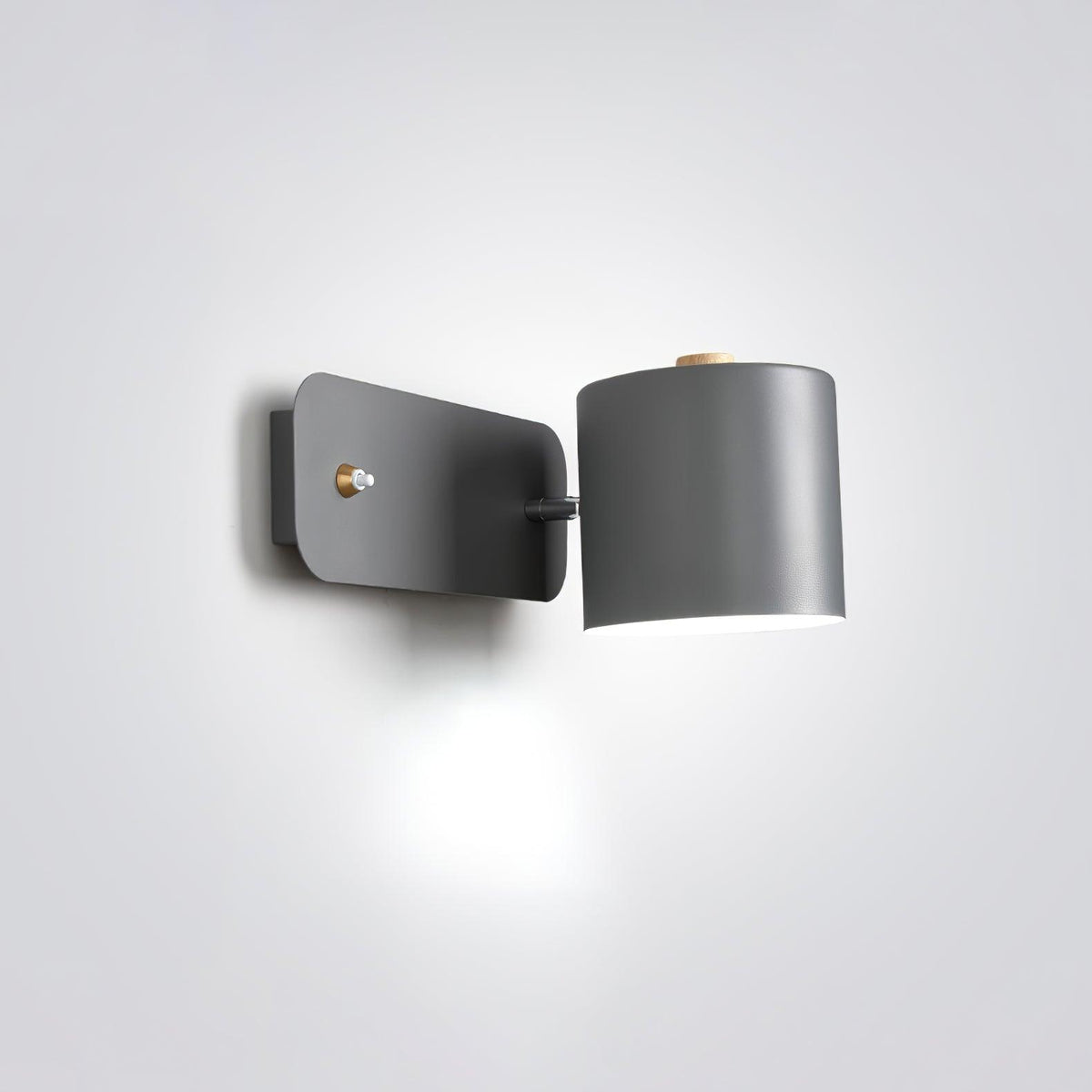 Rotatable Cylinder Wall Lamp with Adjustable Brightness