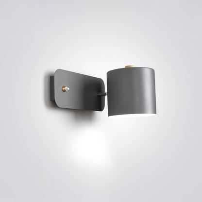 Rotatable Cylinder Wall Lamp with Adjustable Brightness