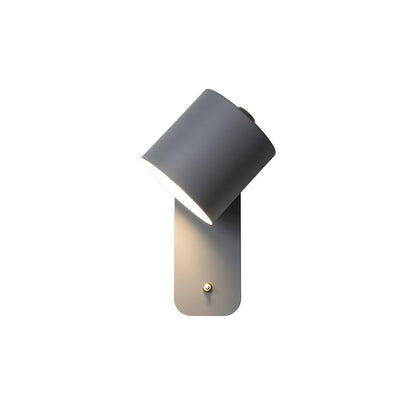 Rotatable Cylinder Wall Lamp with Adjustable Brightness