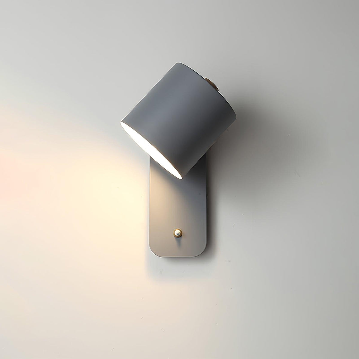 Rotatable Cylinder Wall Lamp with Adjustable Brightness