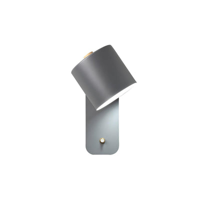 Rotatable Cylinder Wall Lamp with Adjustable Brightness