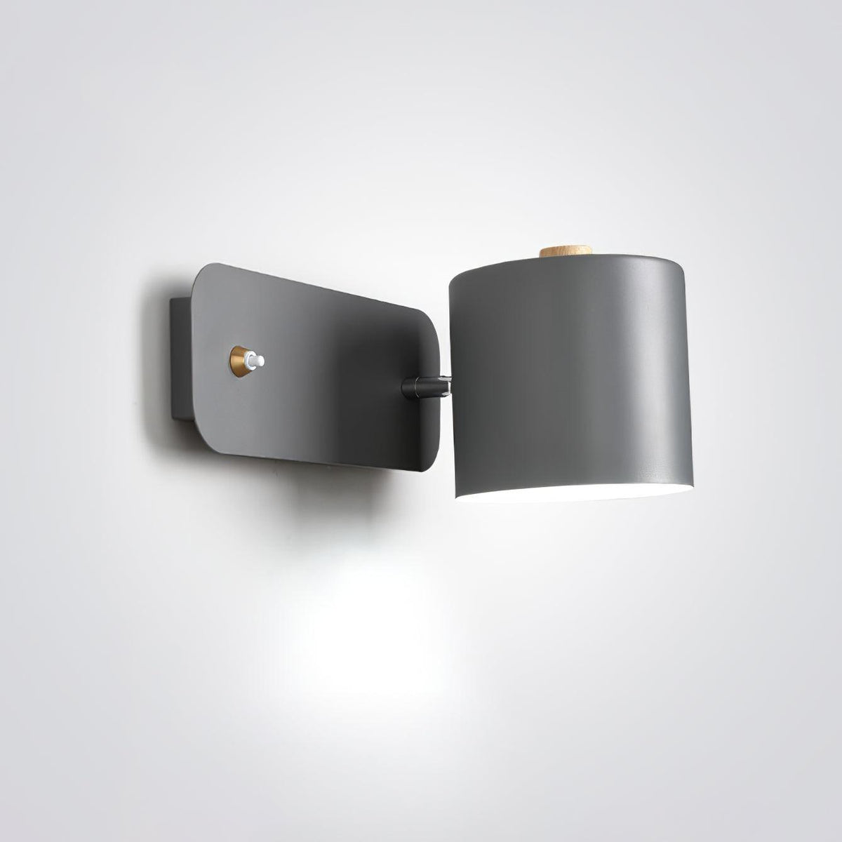 Rotatable Cylinder Wall Lamp with Adjustable Brightness
