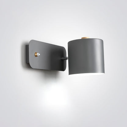 Rotatable Cylinder Wall Lamp with Adjustable Brightness