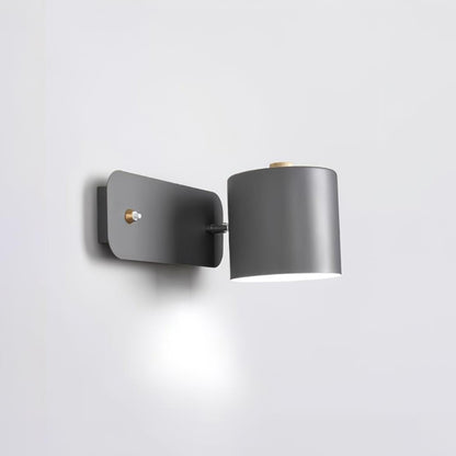 Rotatable Cylinder Wall Lamp with Adjustable Brightness