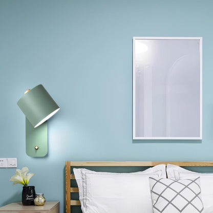 Rotatable Cylinder Wall Lamp with Adjustable Brightness