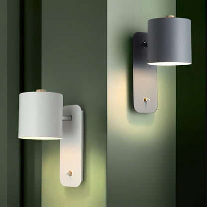 Rotatable Cylinder Wall Lamp with Adjustable Brightness