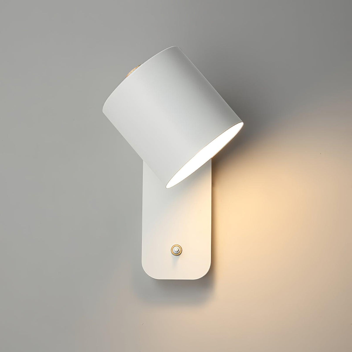 Rotatable Cylinder Wall Lamp with Adjustable Brightness