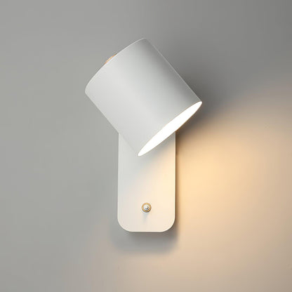 Rotatable Cylinder Wall Lamp with Adjustable Brightness
