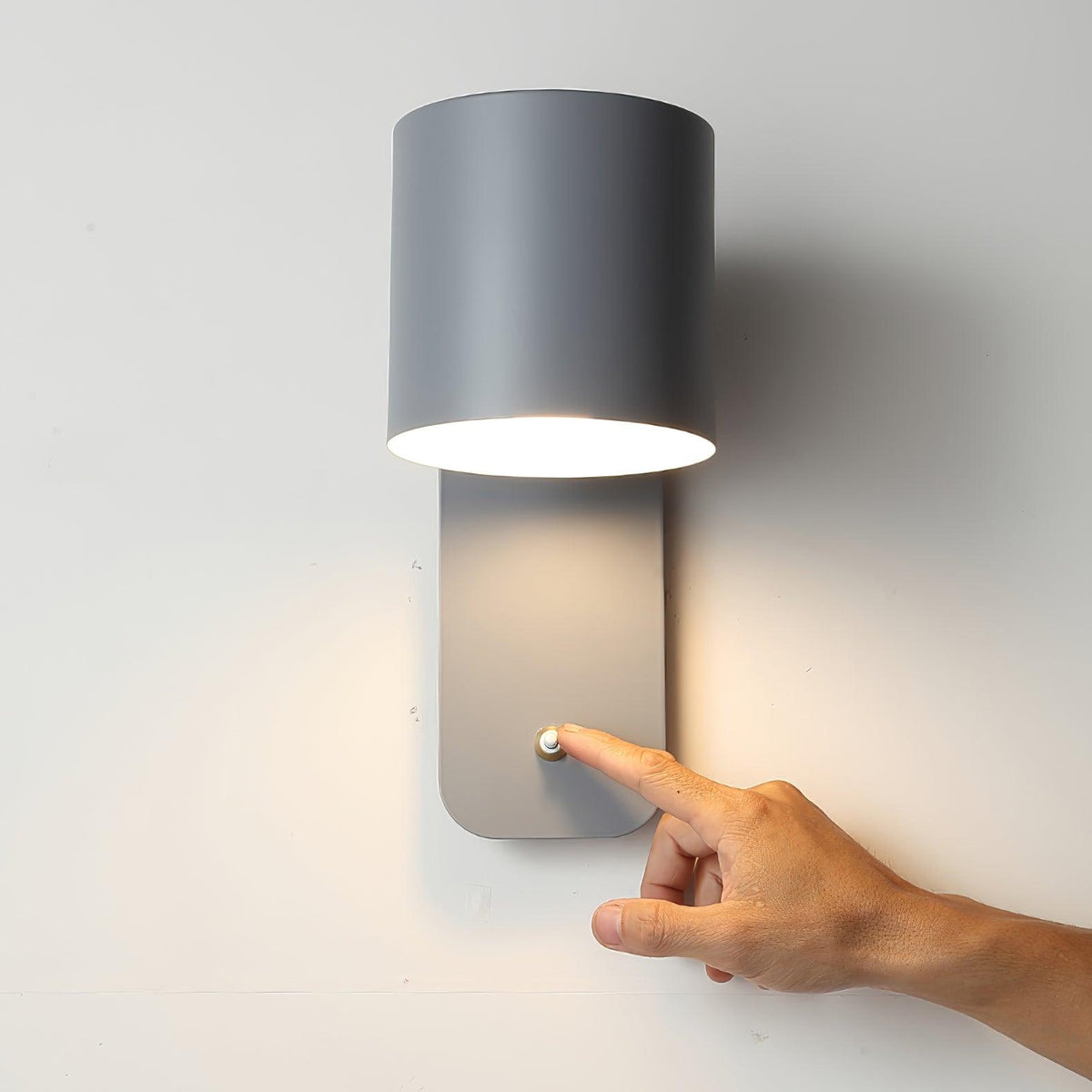 Rotatable Cylinder Wall Lamp with Adjustable Brightness