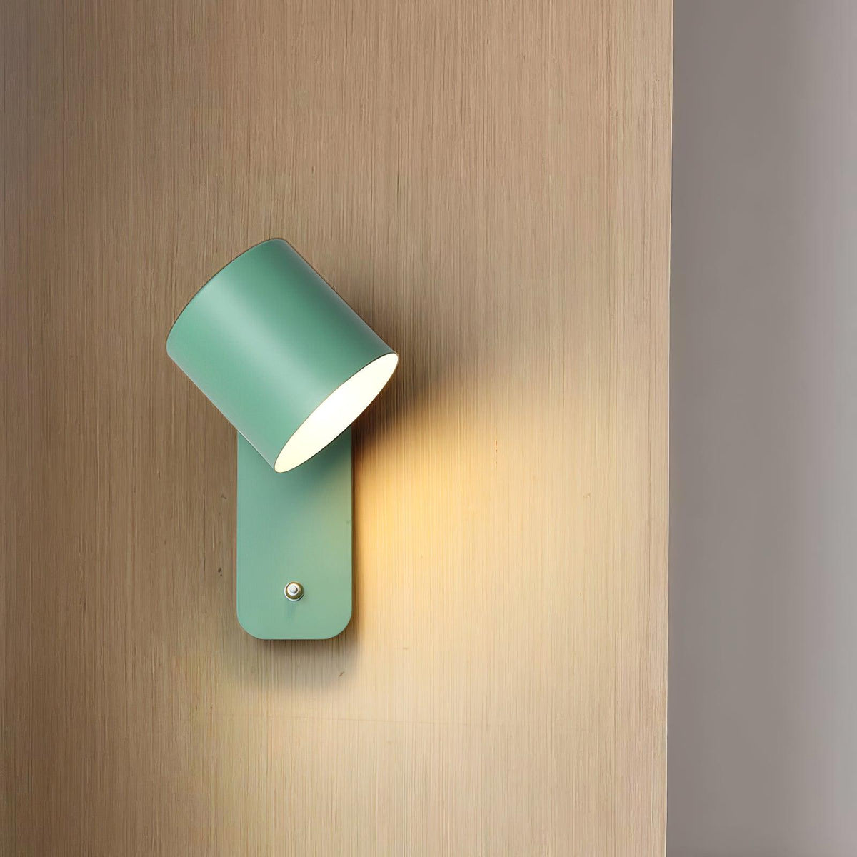 Rotatable Cylinder Wall Lamp with Adjustable Brightness