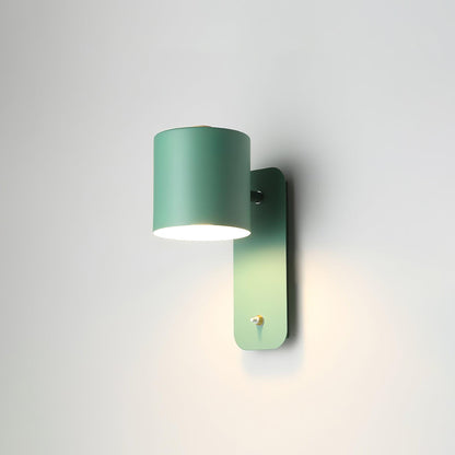 Rotatable Cylinder Wall Lamp with Adjustable Brightness
