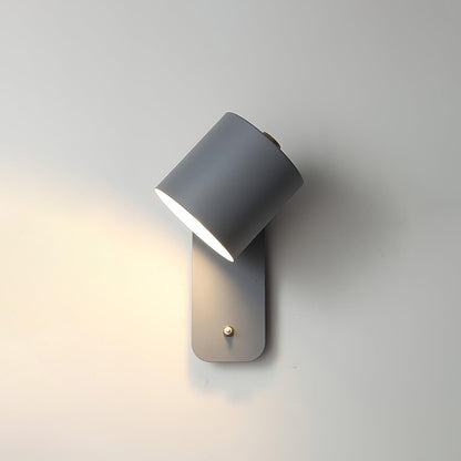 Rotatable Cylinder Wall Lamp with Adjustable Brightness