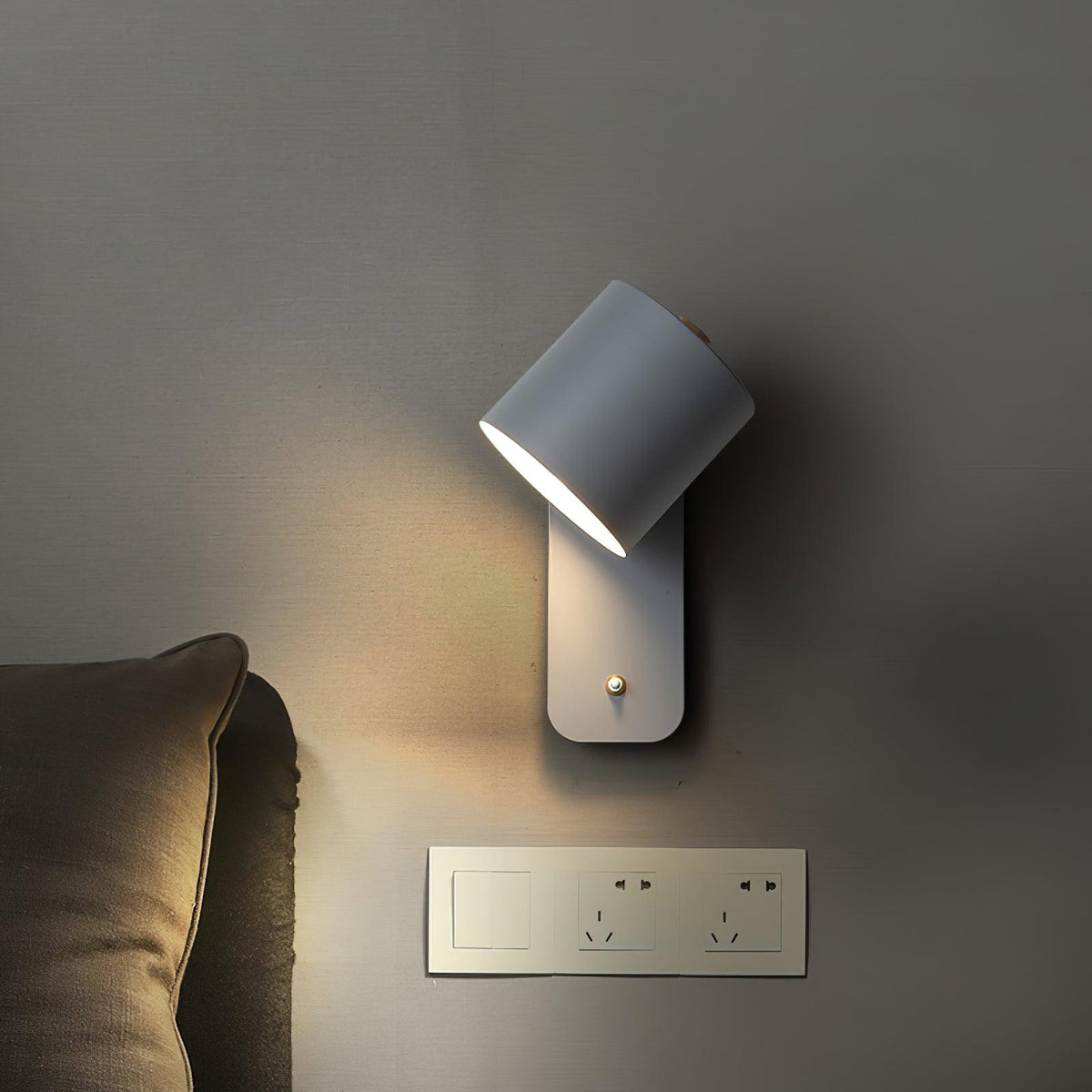 Rotatable Cylinder Wall Lamp with Adjustable Brightness