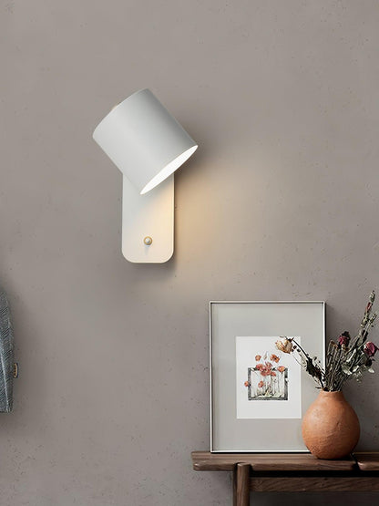 Rotatable Cylinder Wall Lamp with Adjustable Brightness