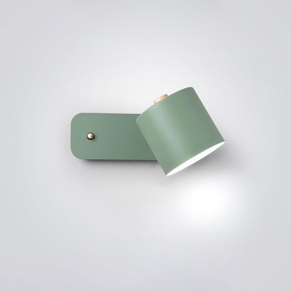 Rotatable Cylinder Wall Lamp with Adjustable Brightness