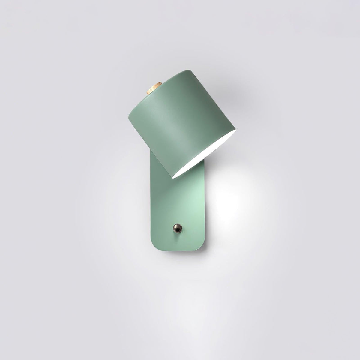 Rotatable Rechargeable Wall Lamp, USB Charging — side view